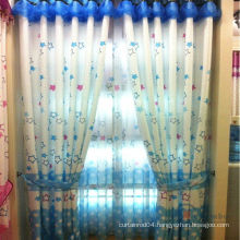 cute cartoon printing sheer curtain fabric